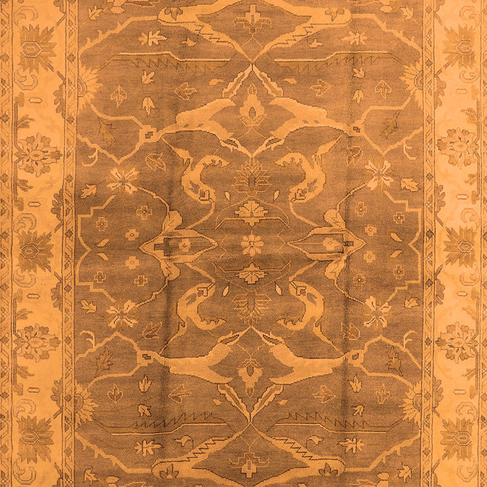 Oriental Orange Industrial Rug, urb2877org