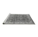 Sideview of Machine Washable Oriental Gray Industrial Rug, wshurb2877gry