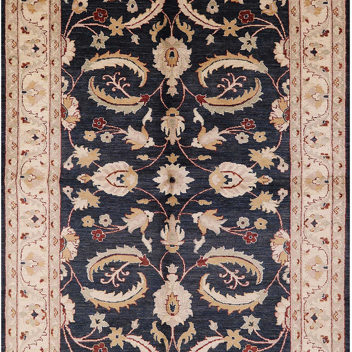 Mid-Century Modern Brown Oriental Rug, urb2878