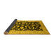 Sideview of Oriental Yellow Traditional Rug, urb2878yw