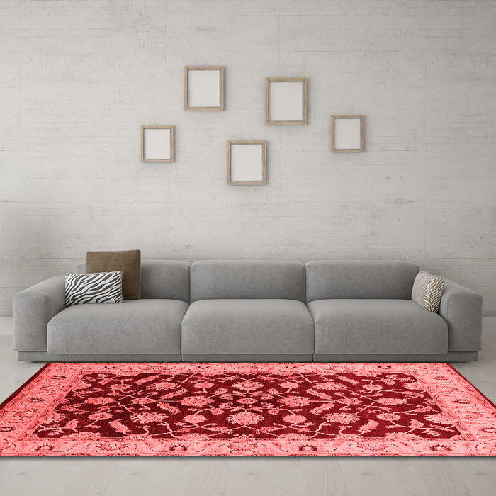 Traditional Red Washable Rugs