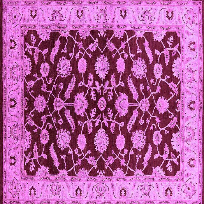 Square Oriental Purple Traditional Rug, urb2879pur