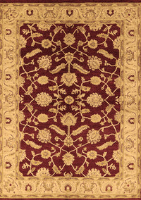 Oriental Brown Traditional Rug, urb2879brn