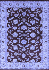Oriental Blue Traditional Rug, urb2879blu
