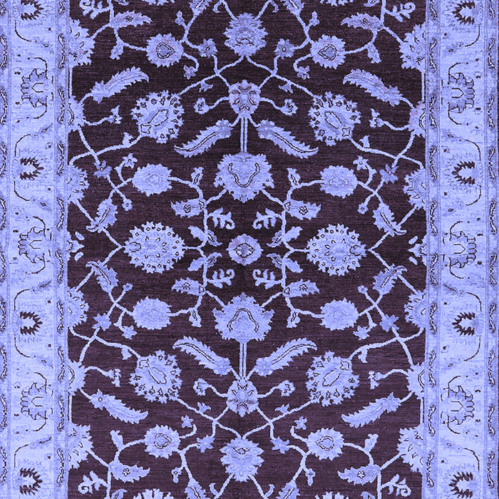 Oriental Blue Traditional Rug, urb2879blu