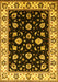 Oriental Yellow Traditional Rug, urb2880yw
