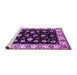 Sideview of Machine Washable Oriental Purple Traditional Area Rugs, wshurb2880pur