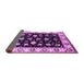 Sideview of Oriental Purple Traditional Rug, urb2880pur