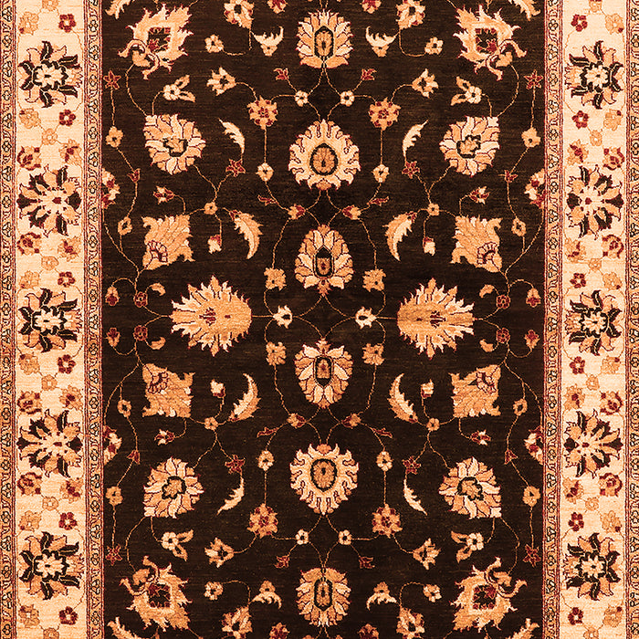 Oriental Orange Traditional Rug, urb2880org