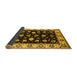 Sideview of Oriental Yellow Traditional Rug, urb2880yw