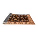 Sideview of Oriental Orange Traditional Rug, urb2880org
