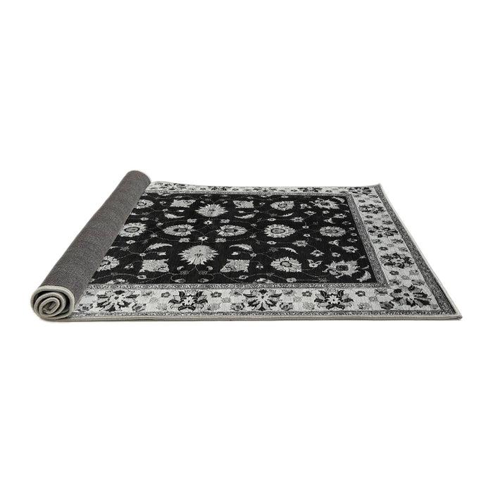 Sideview of Oriental Gray Traditional Rug, urb2880gry
