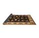 Sideview of Oriental Brown Traditional Rug, urb2880brn