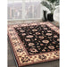 Machine Washable Industrial Modern Night Red Rug in a Family Room, wshurb2880