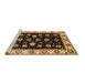 Sideview of Machine Washable Oriental Brown Traditional Rug, wshurb2880brn