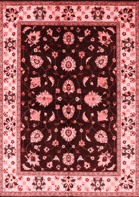 Oriental Red Traditional Rug, urb2880red