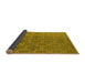 Sideview of Oriental Yellow Industrial Rug, urb2881yw