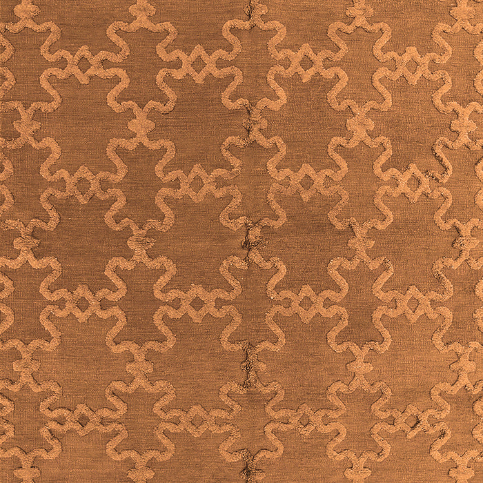 Machine Washable Oriental Orange Industrial Area Rugs, wshurb2881org