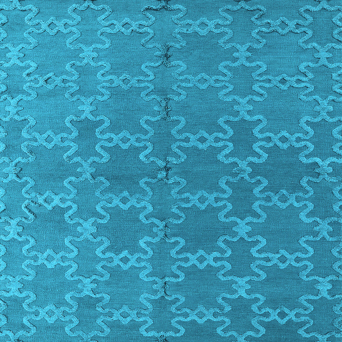 Square Oriental Light Blue Industrial Rug, urb2881lblu
