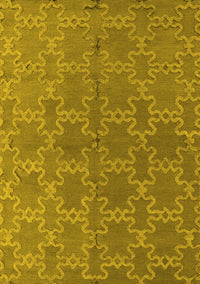 Oriental Yellow Industrial Rug, urb2881yw