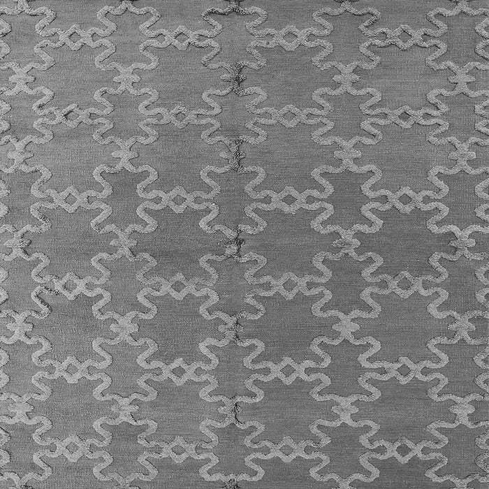 Square Oriental Gray Industrial Rug, urb2881gry