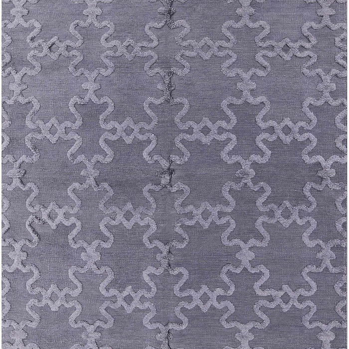 Mid-Century Modern Purple Oriental Rug, urb2881