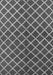 Machine Washable Oriental Gray Industrial Rug, wshurb2882gry