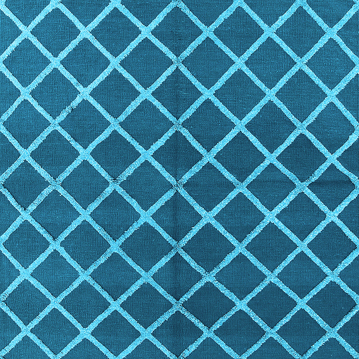 Machine Washable Oriental Light Blue Industrial Rug, wshurb2882lblu