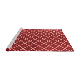 Industrial Red Washable Rugs