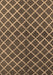 Machine Washable Oriental Brown Industrial Rug, wshurb2882brn