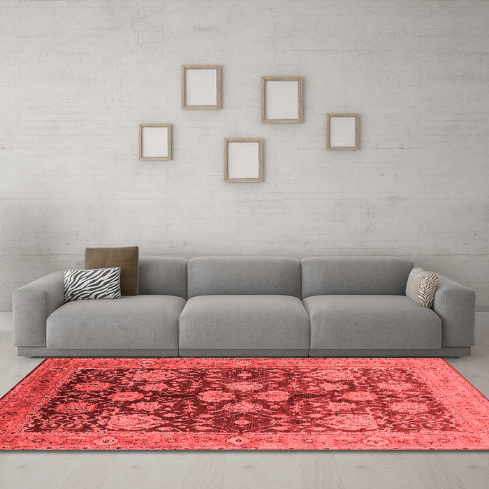 Traditional Red Washable Rugs