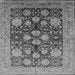 Square Oriental Gray Traditional Rug, urb2883gry