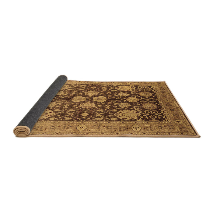 Sideview of Oriental Brown Traditional Rug, urb2883brn