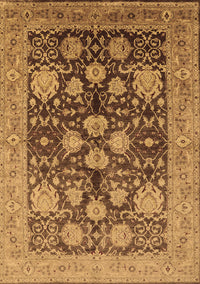 Oriental Brown Traditional Rug, urb2883brn