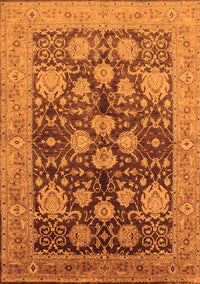 Oriental Orange Traditional Rug, urb2883org