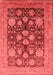 Oriental Red Traditional Area Rugs
