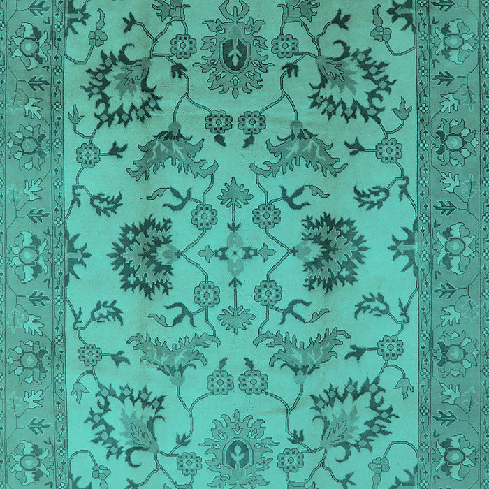 Oriental Turquoise Traditional Rug, urb2884turq