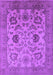 Oriental Purple Traditional Rug, urb2884pur
