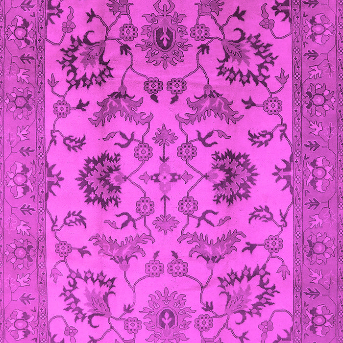 Machine Washable Oriental Pink Traditional Rug, wshurb2884pnk