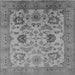 Square Oriental Gray Traditional Rug, urb2884gry