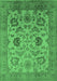 Oriental Emerald Green Traditional Rug, urb2884emgrn