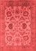 Oriental Red Traditional Area Rugs