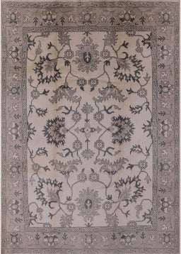 Mid-Century Modern Puce Purple Oriental Rug, urb2884