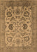 Machine Washable Oriental Brown Traditional Rug, wshurb2884brn