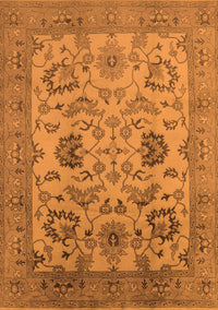 Oriental Orange Traditional Rug, urb2884org