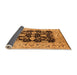 Sideview of Oriental Orange Traditional Rug, urb2885org