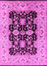 Oriental Pink Traditional Rug, urb2885pnk