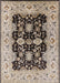 Mid-Century Modern Dark Brown Oriental Rug, urb2885
