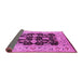 Sideview of Oriental Pink Traditional Rug, urb2885pnk
