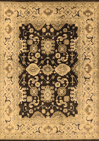 Oriental Brown Traditional Rug, urb2885brn